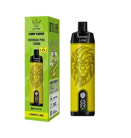 Yo Bar X Lion Vapes Einweg E-Zigarette Hookah Pro 10000 Züge Lemon Lime