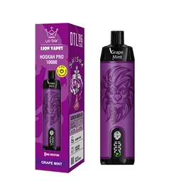 Yo Bar X Lion Vapes Einweg E-Zigarette Hookah Pro 10000 Züge Grape Mint